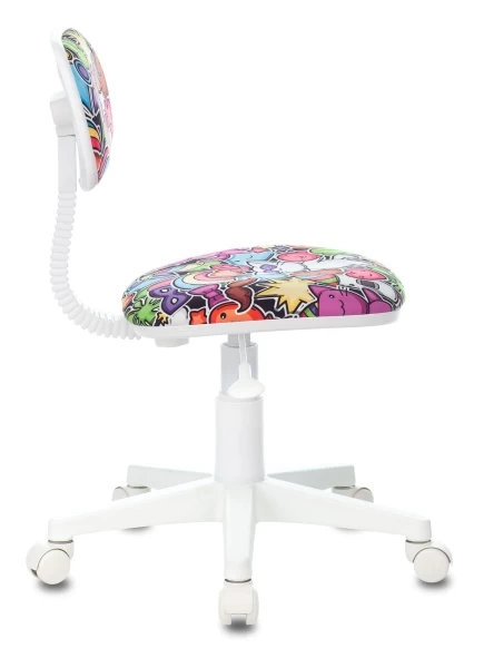 Кресло детское Бюрократ CH-W201NX мультиколор маскарад крестовина пластик пластик белый | Купить в КупиКресла.ру