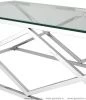 Журнальный стол 120*60 ИНСИГНИЯ серебро