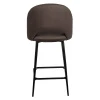 Купить Стул полубарный Leo кофейный по выгодной цене для кафе, ресторанов и кухни