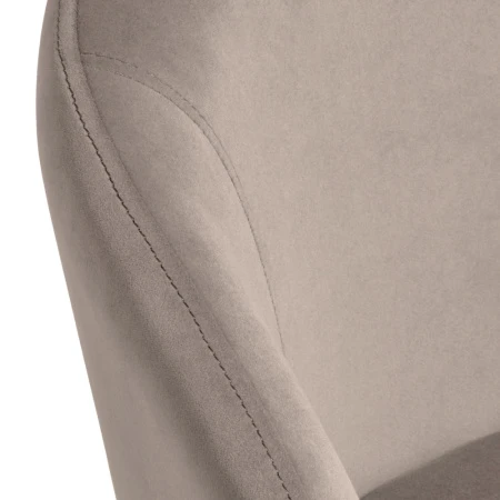 Купить Стул-полукресло Emil латте с золотыми ножками по низкой цене