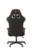 Кресла для геймеров - Кресло игровое Knight ARMOR черный ромбик эко.кожа с подголов. крестов. металл
