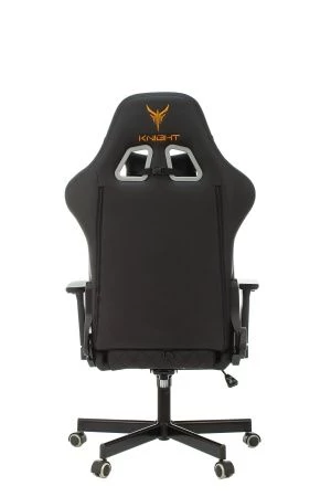 Кресла для геймеров - Кресло игровое Knight ARMOR черный ромбик эко.кожа с подголов. крестов. металл