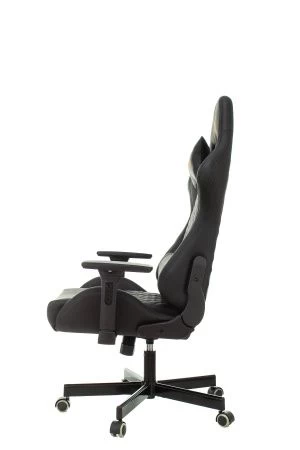 Кресло игровое Knight ARMOR черный ромбик эко.кожа с подголов. крестов. металл