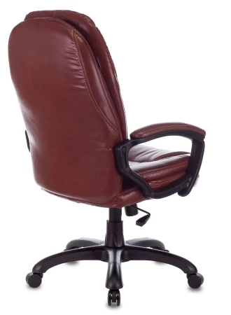 Кресла руководителя - Кресло руководителя Бюрократ CH-868N коричневый Boroko-37 эко.кожа крестовина пластик