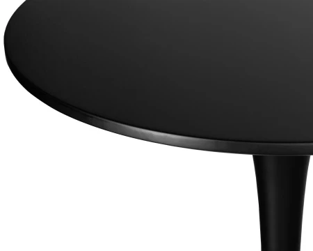 Купить Стол барный MIA BAR, черная столешница, черное основание по низкой цене