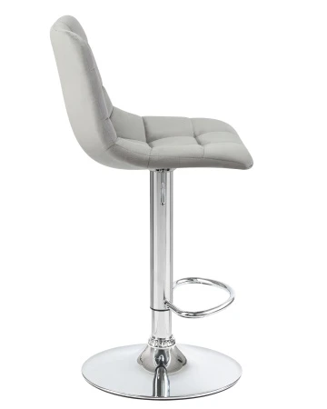 Купить Стул барный DOBRIN TAILOR, серый велюр (MJ9-75) по выгодной цене для кафе, ресторанов и кухни