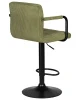 Купить Набор 2 шт Стул барный DOBRIN KRUGER ARM BLACK, зеленый вельвет (LAR-E2041-7) в интернет-магазине КупиКресла.ру