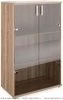 Стеллаж НТ-480 со стеклянными дверьми НТ-601.2стл