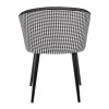 Купить Стул Paola чёрный с жаккардом в интернет-магазине КупиКресла.ру