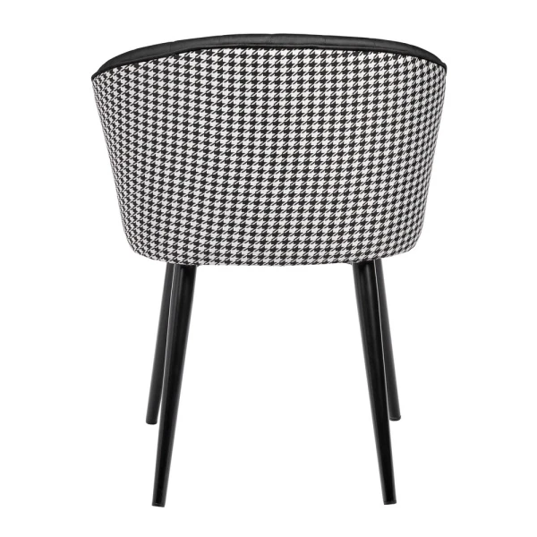 Купить Стул Paola чёрный с жаккардом по низкой цене