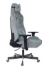 Кресло игровое Knight N1 Fabric серо-голубой Light-28 с подголов. крестов. металл