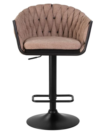 Купить Набор 2 шт Стул барный DOBRIN LEON, коричневая ткань (LAR 275-3) в интернет-магазине КупиКресла.ру