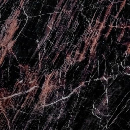 Купить Стол Areal раскладной 140-180х80х75 чёрный мрамор с чёрными ножками по низкой цене