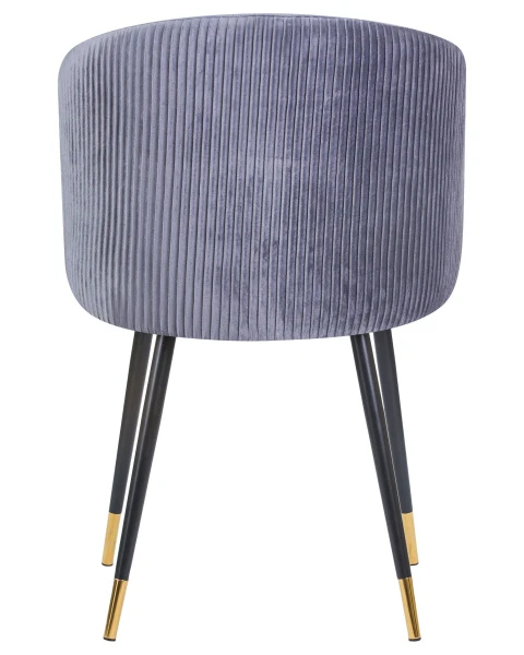 Купить Стул обеденный DOBRIN MARY, серый велюр (1922-19) по низкой цене