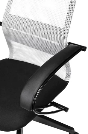 Кресла руководителя - Кресло руководителя Бюрократ CH-607 светло-серый TW-02 сиденье черный сетка/ткань с подголов. крестов. пластик