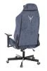 Кресла для геймеров - Кресло игровое Knight N1 Fabric синий Light-27 с подголов. крестов. металл