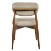 Купить Стул Lucas 3 латте букле с ножками цвета орех по низкой цене