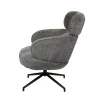 Купить Кресло KING серый, шенилл по низкой цене