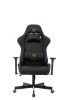 Кресло игровое Knight ARMOR черный ромбик эко.кожа с подголов. крестов. металл