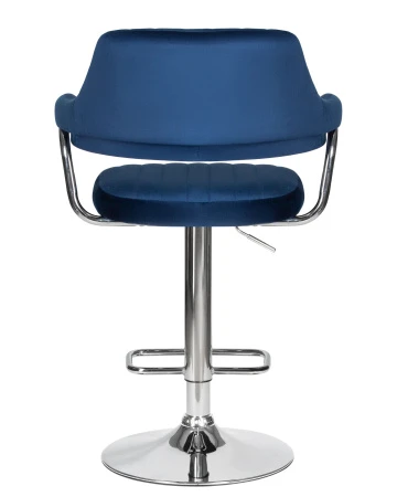 Купить Стул барный DOBRIN CHARLY, синий велюр (MJ9-117) по выгодной цене для кафе, ресторанов и кухни