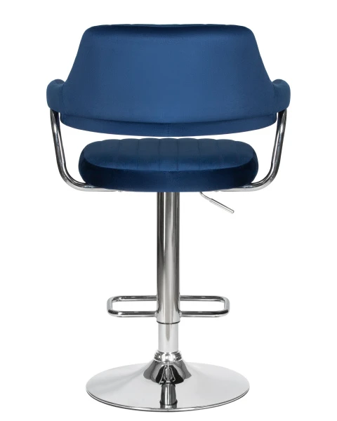 Стул барный DOBRIN CHARLY, синий велюр (MJ9-117) для кафе, ресторанов и кухни