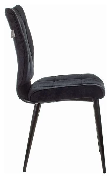 Стул для кухни Бюрократ KF-4 черный Light 20 металл черный на ножках (KF-4/LT20)