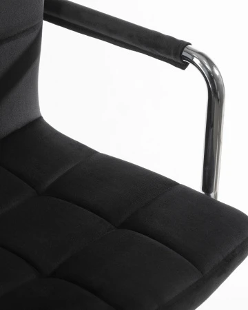 Офисные кресла - Офисное кресло для персонала DOBRIN TERRY, черный велюр (MJ9-101)