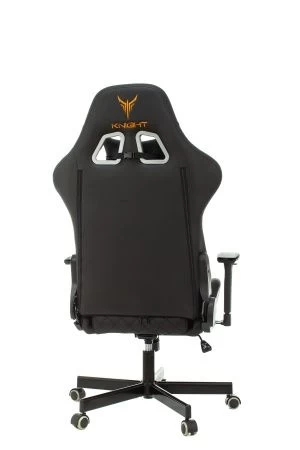 Кресло игровое Knight ARMOR черный ромбик эко.кожа с подголов. крестов. металл