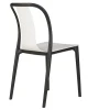 Купить Набор 4 шт Стул обеденный DOBRIN ADAM, черный/белый в интернет-магазине КупиКресла.ру