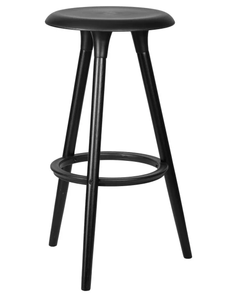 Табурет барный DOBRIN ROYCE BLACK, чёрный (B-03) для кафе, ресторанов и кухни