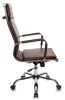 Кресла руководителя - Кресло руководителя Бюрократ Ch-993 коричневый эко.кожа крестовина металл хром