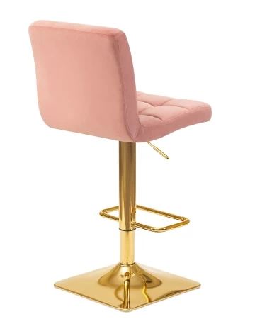 Купить Стул барный GOLDIE (пудрово-розовый велюр (MJ9-32)) по выгодной цене для кафе, ресторанов и кухни