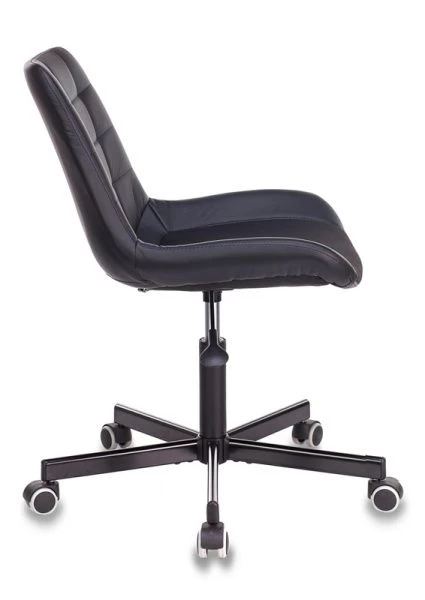 Кресло Бюрократ CH-350M черный текстиль/эко.кожа крестовина металл | Купить в КупиКресла.ру