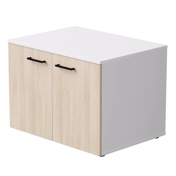 Купить Тумба для оргтехники Everprof EVO (ЭВО) 800х604x588 Белый/Дуб Соната по низкой цене