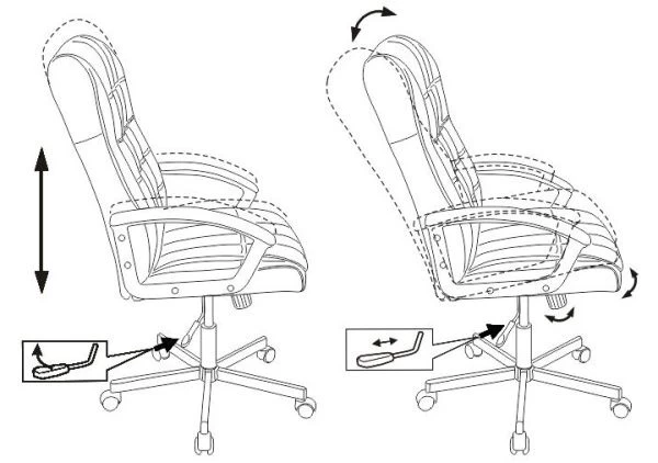 Кресло руководителя Бюрократ CH-823AXSN черный эко.кожа крестовина металл черный | Купить в КупиКресла.ру