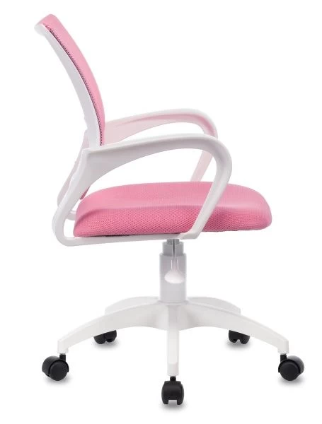 Кресло Бюрократ CH-W695NLT розовый TW-06A TW-13A сетка/ткань крестовина пластик пластик белый | Купить в КупиКресла.ру