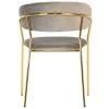 Купить Стул Turin латте с золотыми ножками по низкой цене