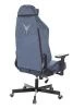 Кресла для геймеров - Кресло игровое Knight N1 Fabric синий Light-27 с подголов. крестов. металл