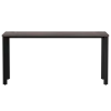 Купить Стол прямой Everprof EVO (ЭВО) на металлокаркасе 1580х670х755 мм Дуб Пасадена/Черный по низкой цене