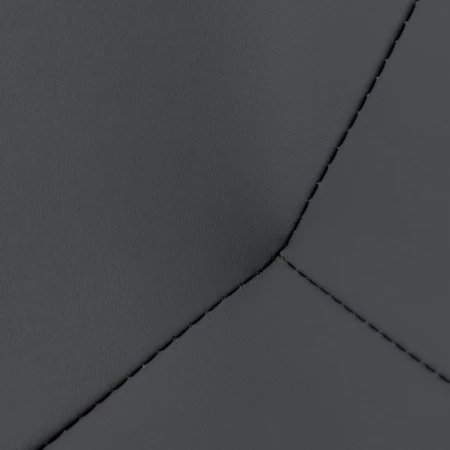 Купить Комплект кресло HUG тёмно-серый, экокожа, шенилл с оттоманкой тёмно-серый, экокожа по низкой цене