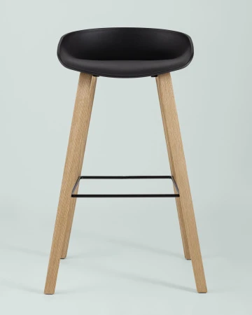 Купить Стул барный LIBRA ЧЕРНЫЙ по выгодной цене для кафе, ресторанов и кухни