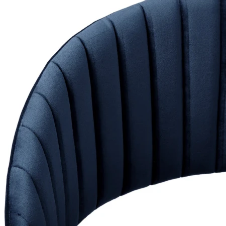 Купить Комплект из 4-х стульев Turin синий, золотые ножки в интернет-магазине КупиКресла.ру