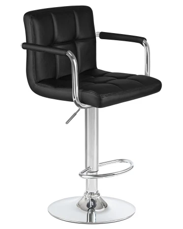 Купить Набор 2 шт Стул барный DOBRIN KRUGER ARM, чёрный в интернет-магазине КупиКресла.ру