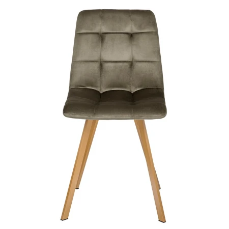 Купить Комплект из 2-х стульев Easy тёмно-коричневый с ножками под дерево в интернет-магазине КупиКресла.ру