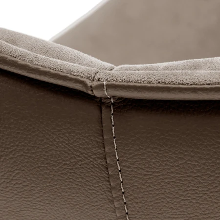 Купить Кресло LOBSTER CHAIR латте искусственная замша, коричневый по низкой цене