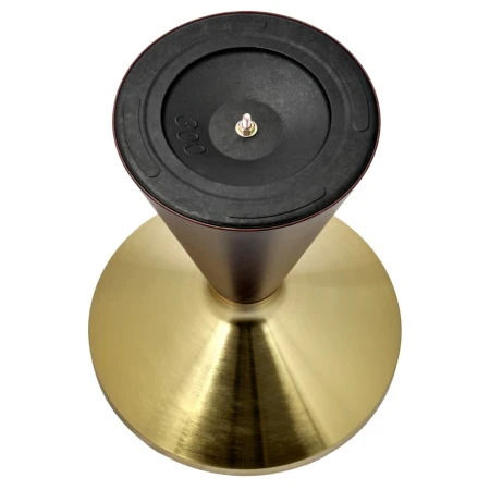 Купить Кофейный столик Vision диам.40см x 54см, металл под дерево, керамика по низкой цене