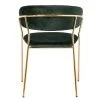 Купить Стул Turin зеленый с золотыми ножками по низкой цене