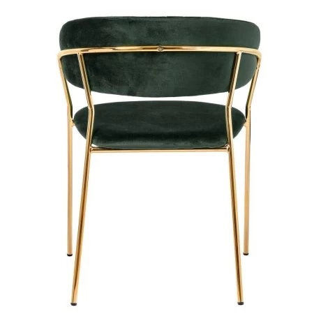 Купить Стул Turin зеленый с золотыми ножками по низкой цене