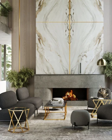 Купить Журнальный стол 55*55 ИНСИГНИЯ золото стекло smoke по низкой цене