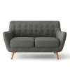 Диван Picasso двухместный темно-серый